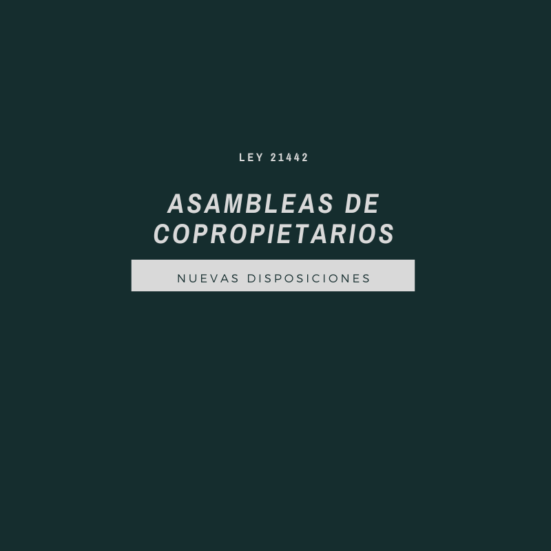Asambleas de Copropietarios